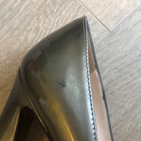 SOLD Grey Prada Heels - Picture 3 of 4